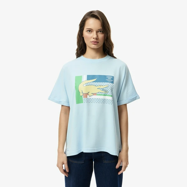 Футболка Lacoste, голубой, арт. TF0514