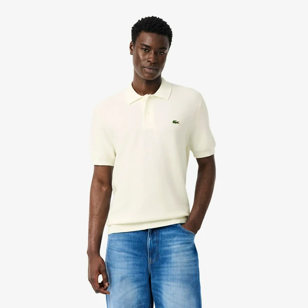 Мужская футболка-поло Lacoste, белый, арт. AH1043