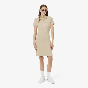 Платье-поло Lacoste, бежевый, арт. EF5473
