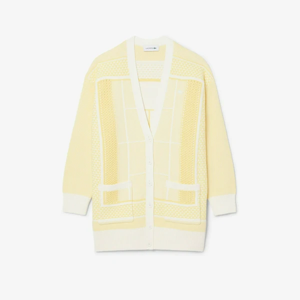 Женский кардиган Lacoste, желтый, арт. AF9871