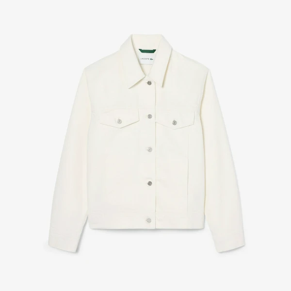 Женская джинсовая куртка Lacoste, белый, арт. BF0244