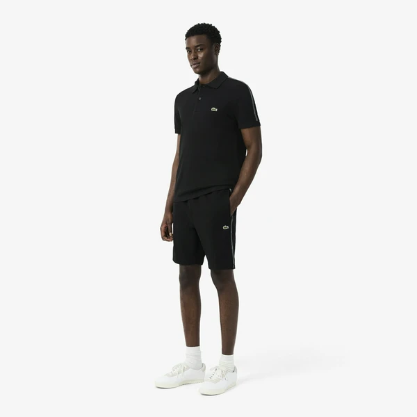 Мужские шорты Lacoste Tape, черный, арт. GH0886