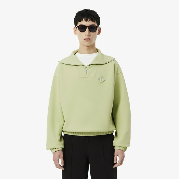 Мужская хлопковая толстовка Lacoste, зеленый, арт. SH0030