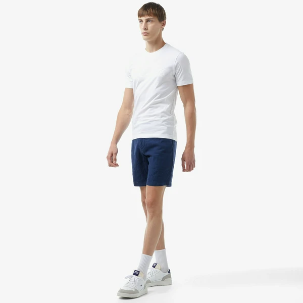 Мужские шорты Lacoste из льна, синий, арт. FH0405