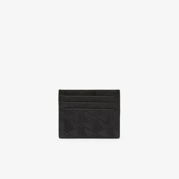 Картхолдер Lacoste с монограммой, черный, арт. NH4293FW