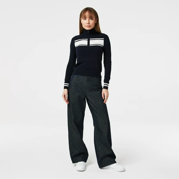 Джинсы женские Lacoste свободного кроя, синий, арт. HF0310