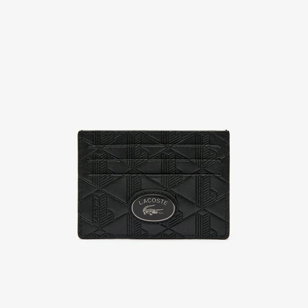 Картхолдер Lacoste с монограммой, черный, арт. NH4397MR