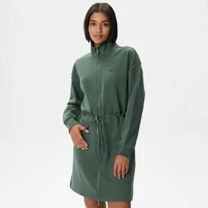 Платье Lacoste свободного кроя, хаки, арт. EF2435