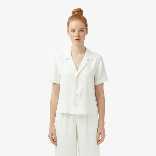Женская рубашка Lacoste, белый, арт. CF0619