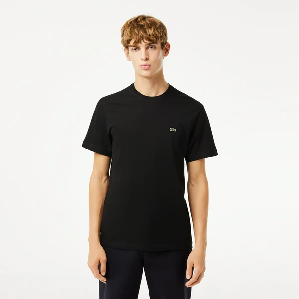 Футболка Lacoste с круглым вырезом, черный, арт. TH2038