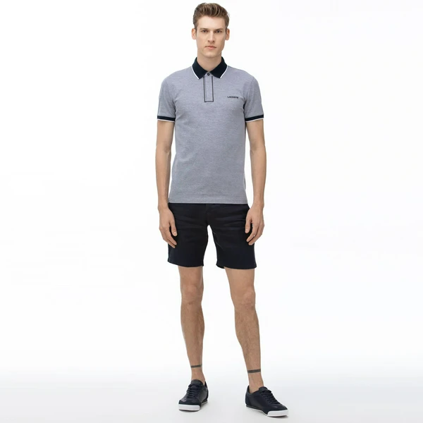 Шорты Lacoste льняные, синий, арт. FH0041