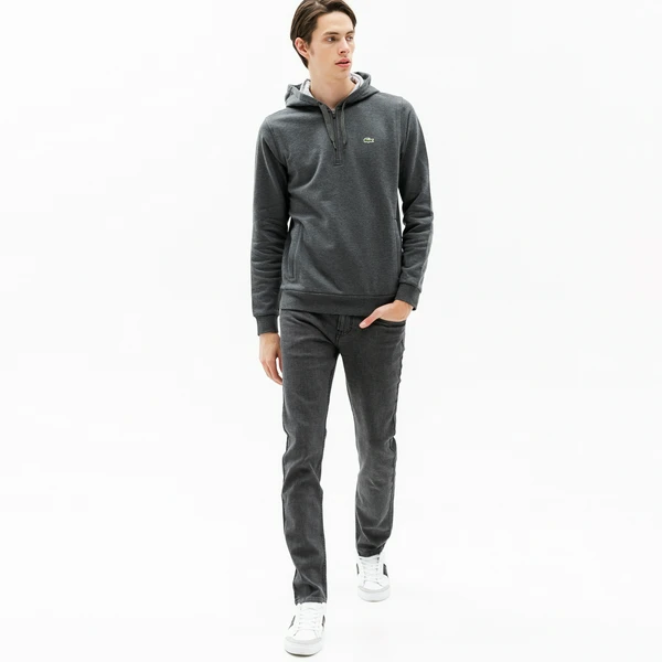 Мужские джинсы Lacoste приталенного кроя, серый, арт. HH2053