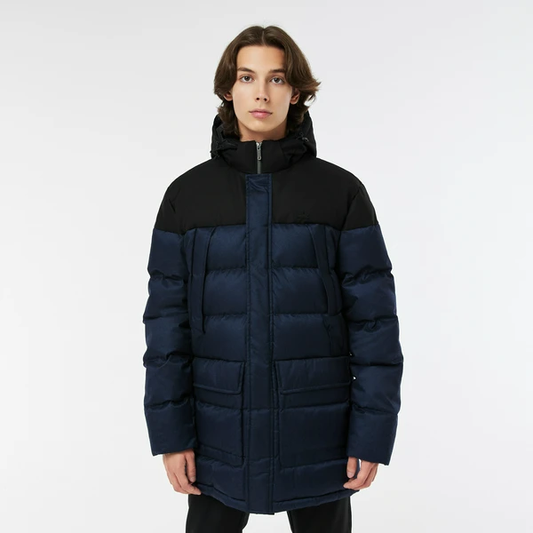 Мужская утепленная куртка Lacoste, синий, арт. BH2310R