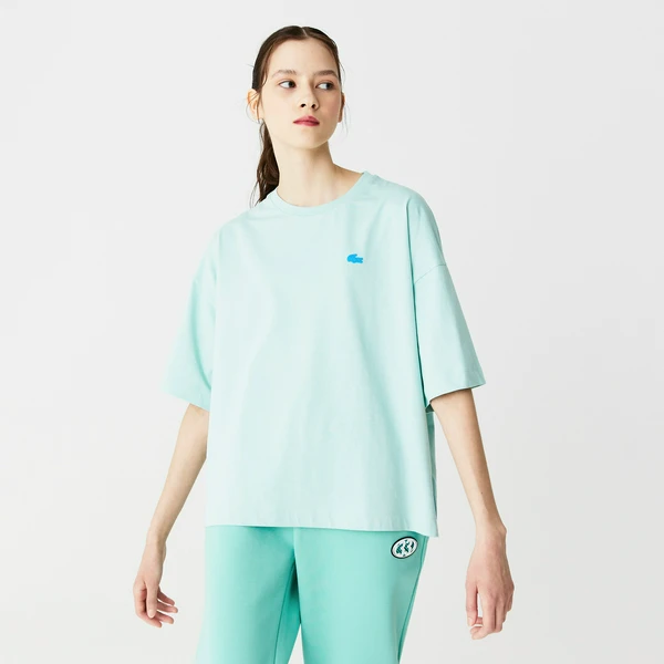Футболка Lacoste оверсайз, голубой, арт. TF0317