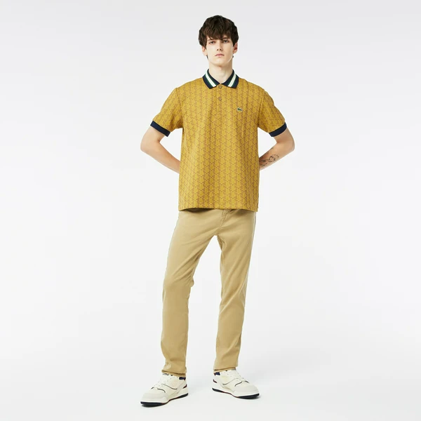 Брюки Lacoste приталенного кроя, бежевый, арт. HH0005T
