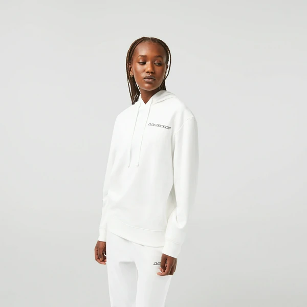Худи Lacoste свободного кроя, белый, арт. SF5502