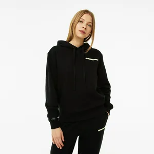 Худи женское Lacoste свободного кроя, черный, арт. SF5502
