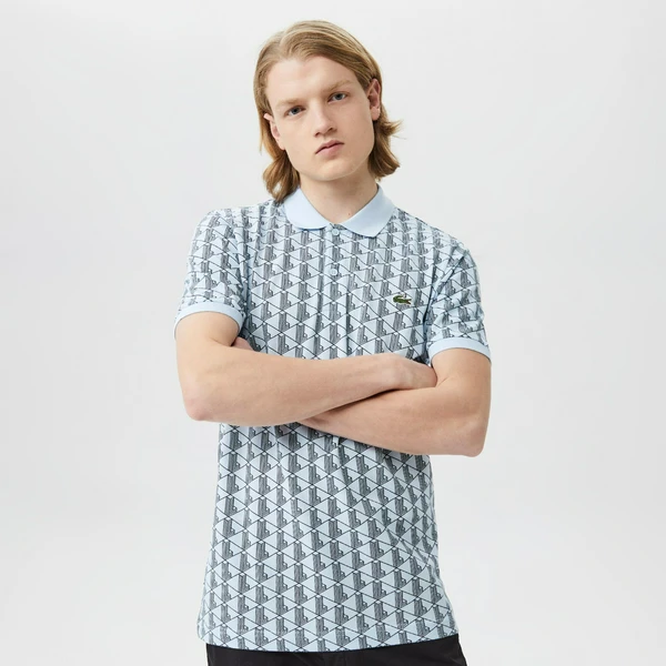Поло Lacoste, голубой, арт. PH0324
