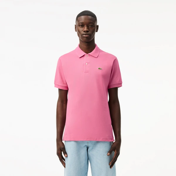 Поло Lacoste L1212, розовый, арт. L1212