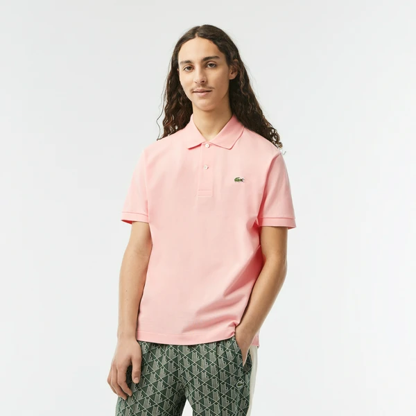Поло Lacoste L1212, розовый, арт. L1212