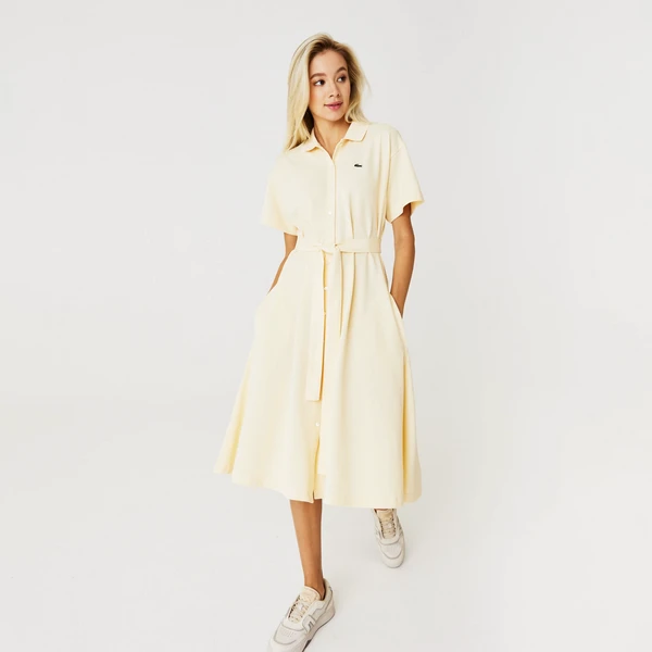 Платье Lacoste, желтый, арт. EF7923