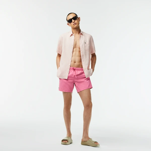 Мужские купальные шорты Lacoste, розовый, арт. MH6270