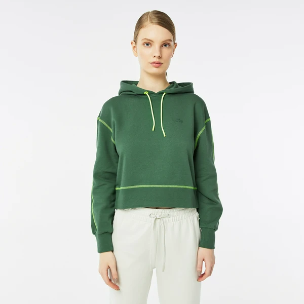 Толстовка Lacoste свободного кроя, зеленый, арт. SF2403