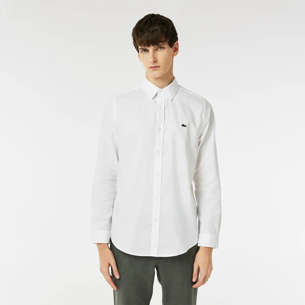 Рубашка Lacoste приталенного кроя, белый, арт. CH2424