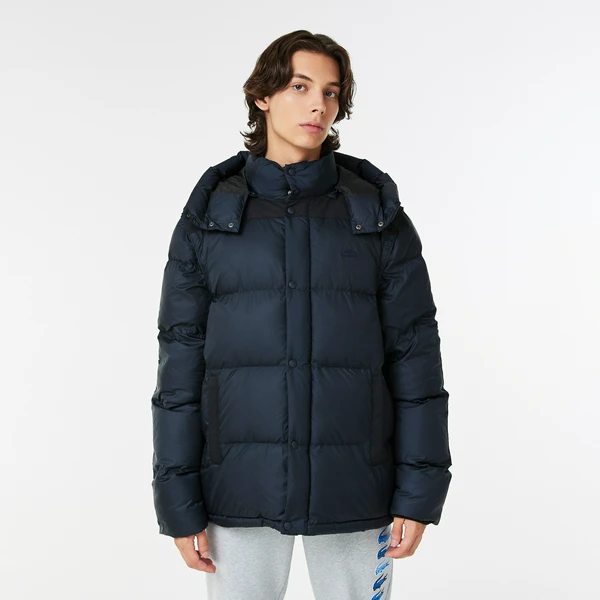 Мужской пуховик Lacoste, синий, арт. BH2419