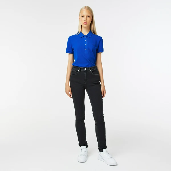 Женские джинсы Lacoste облегающего кроя, серый, арт. HF2450