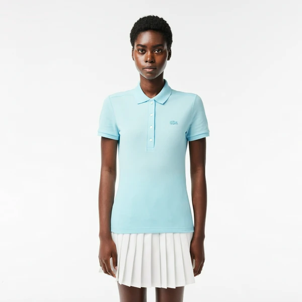 Поло женское Lacoste, голубой, арт. PF5462