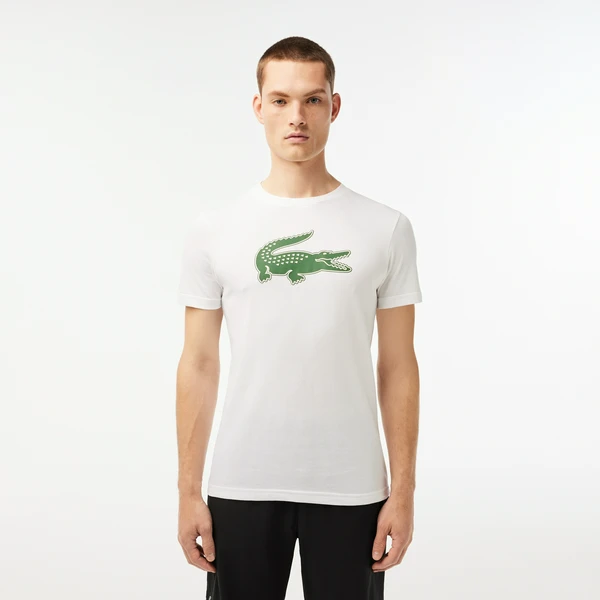 Футболка Lacoste с принтом, белый, арт. TH2042