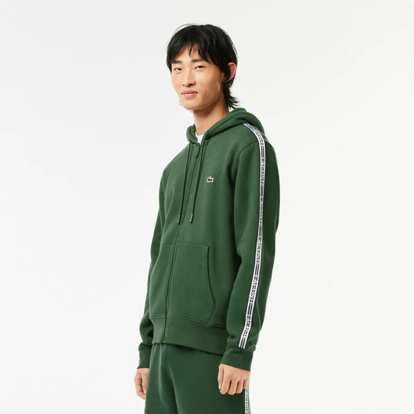 Толстовка Lacoste классического кроя, зеленый, арт. SH5065