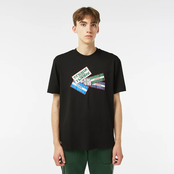 Футболка мужская Lacoste, черный, арт. TH2401