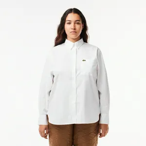 Рубашка Lacoste оверсайз, белый, арт. CF1727