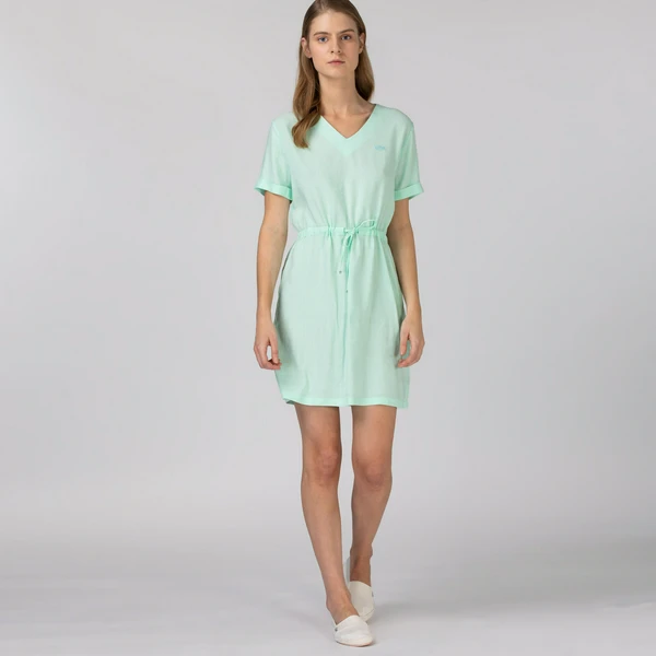 Платье женское Lacoste, зеленый, арт. EF0123