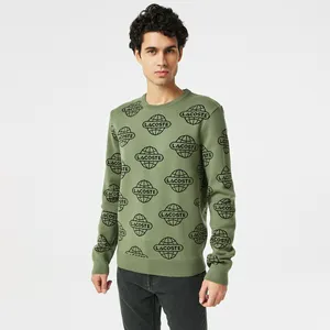 Свитер Lacoste стандартного кроя, зеленый, арт. AH2431