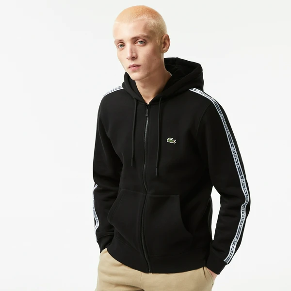 Толстовка Lacoste классическая, черный, арт. SH5065