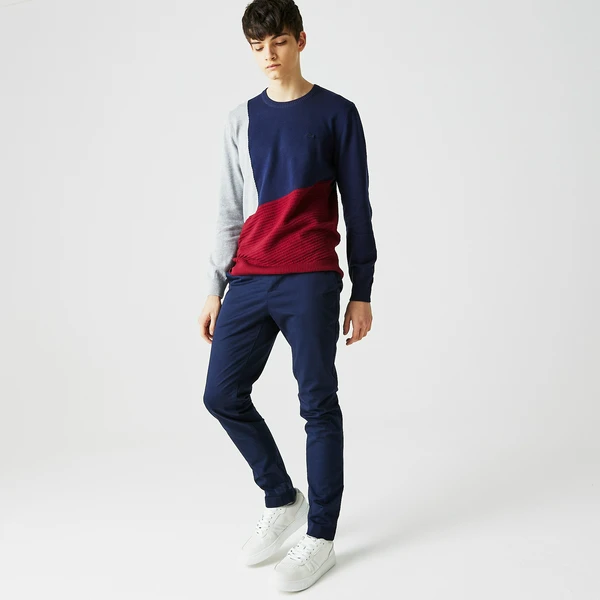 Брюки Lacoste приталенного кроя, синий, арт. HH9553