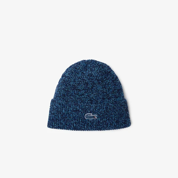 Шерстяная шапка Lacoste, синий, арт. RB7399