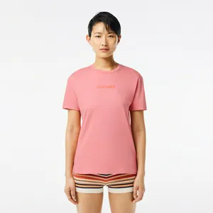 Женская футболка Lacoste, розовый, арт. TF7227