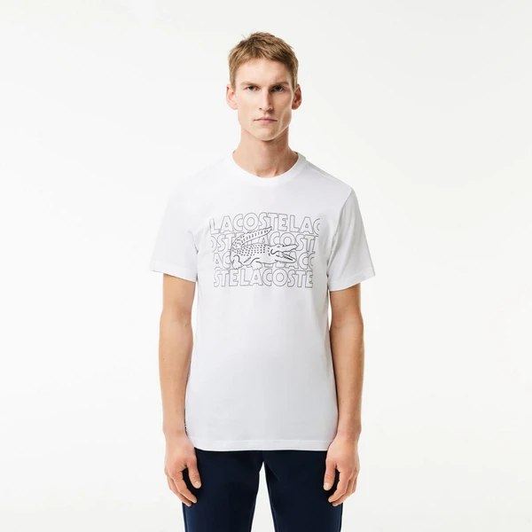 Мужская футболка Lacoste, белый, арт. TH7505