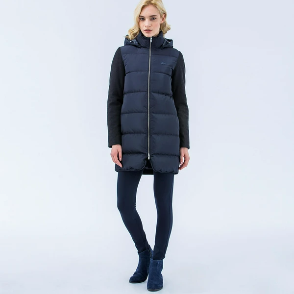 Длинная женская куртка Lacoste, синий, арт. BF1726