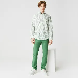 Брюки Lacoste приталенного кроя, зеленый, арт. HH0331