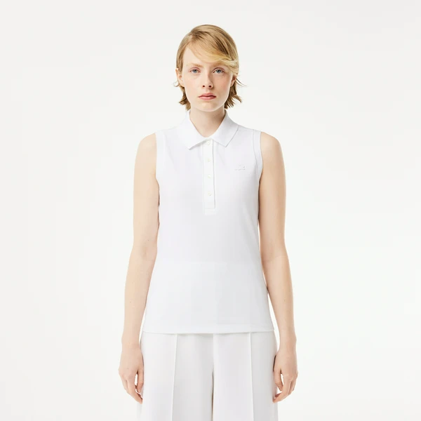 Поло женское Lacoste, белый, арт. PF5445