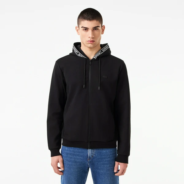 Толстовка Lacoste с капюшоном, черный, арт. SH2516