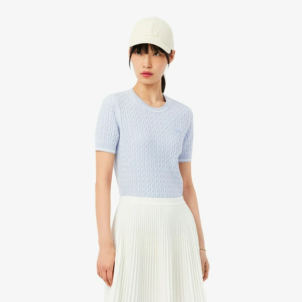 Женский свитер Lacoste, голубой, арт. AF9862