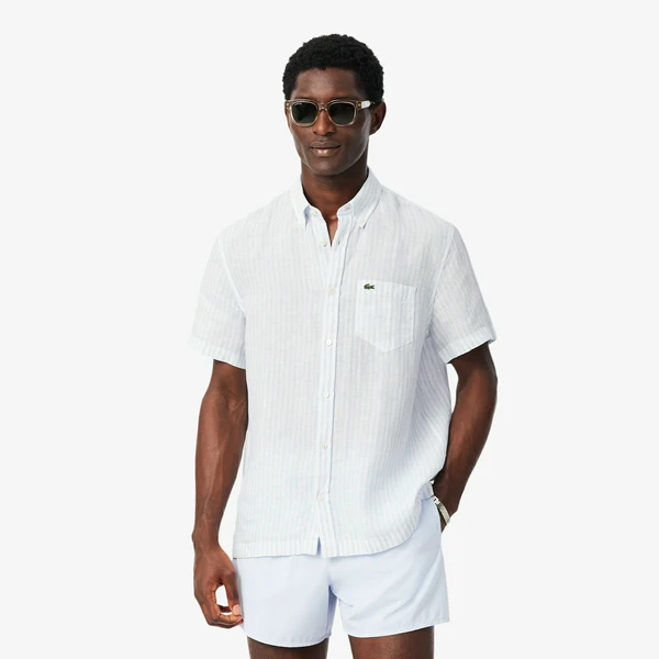 Мужская рубашка Lacoste, голубой, арт. CH8061