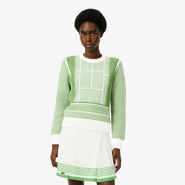 Свитер женский Lacoste, зеленый, арт. AF9867