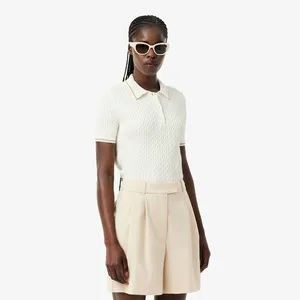 Свитер-поло Lacoste, белый, арт. AF0972